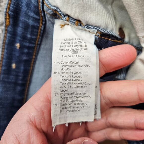 Madewell Jeans‎ Womens Size 27T Blue Denim 10" High-Rise Skinny - Picture 7 of 15